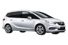 Car Hire Rawtenstall - Vauxhall Zafira 7-Seater - Minibus hire Rawtenstall